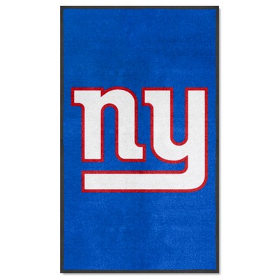 Fan Mats  LLC New York Giants 3X5 High-Traffic Mat with Durable Rubber Backing - Portrait Orientation Dark Blue
