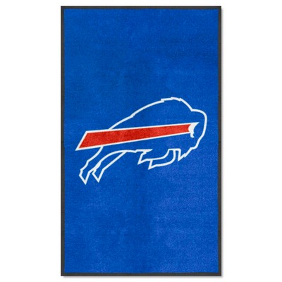 Fan Mats  LLC Buffalo Bills 3x5 Logo Mat Portrait Blue