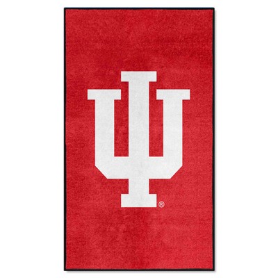 Fan Mats  LLC Indiana Hooisers 3x5 Logo Mat Portrait Crimson