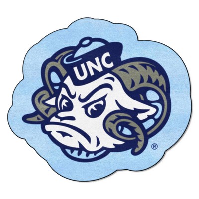 Fan Mats  LLC North Carolina Tar Heels Mascot Mat Blue