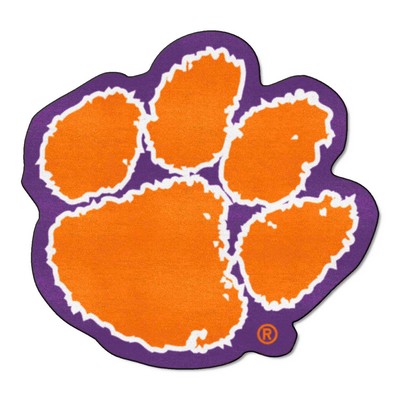Fan Mats  LLC Clemson Tigers Mascot Mat Orange