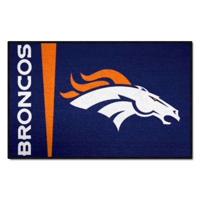 Fan Mats  LLC Denver Broncos Starter Mat Uniform Navy