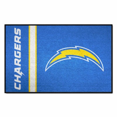 Fan Mats  LLC Los Angeles Chargers Starter Mat Uniform Blue