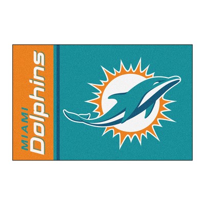 Fan Mats  LLC Miami Dolphins Uniform Starter Rug 