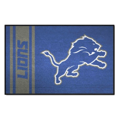 Fan Mats  LLC Detroit Lions Starter Mat Uniform Blue