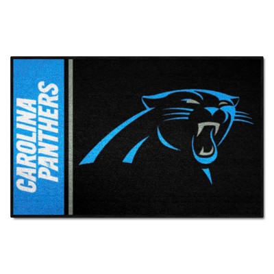 Fan Mats  LLC Carolina Panthers Starter Mat Uniform Black