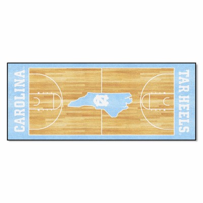 Fan Mats  LLC North Carolina Tar Heels NCAA Basketball Runner Blue