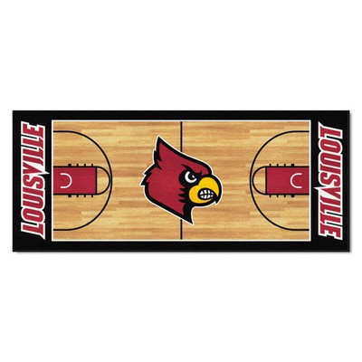 Fan Mats  LLC Louisville Cardinals Court Runner Rug 