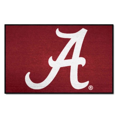 Fan Mats  LLC Alabama Crimson Tide Starter Mat Red