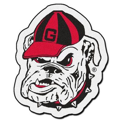 Fan Mats  LLC Georgia Bulldogs Mascot Rug 