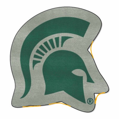 Fan Mats  LLC Michigan State Spartans Mascot Mat Green