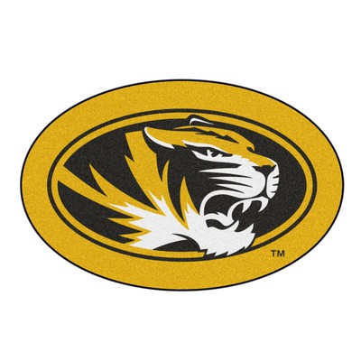 Fan Mats  LLC Missouri Tigers Mascot Rug 