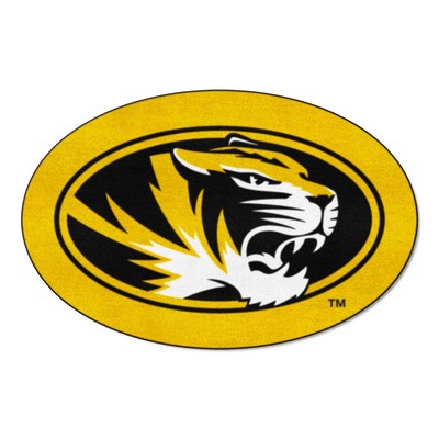 Fan Mats  LLC Missouri Tigers Mascot Mat Yellow