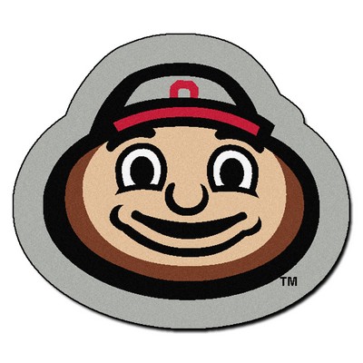 Fan Mats  LLC Ohio State Buckeyes Mascot Rug 