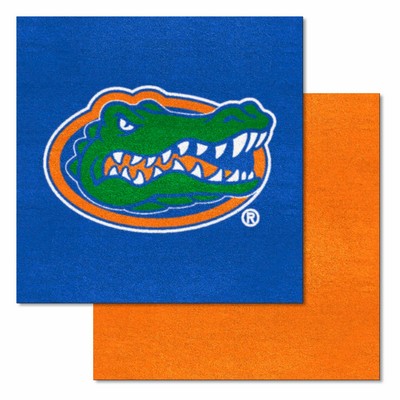 Fan Mats  LLC Florida Gators Team Carpet Tiles Blue