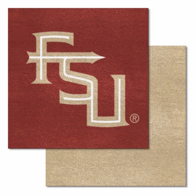 Fan Mats  LLC Florida State Seminoles Team Carpet Tiles Garnet