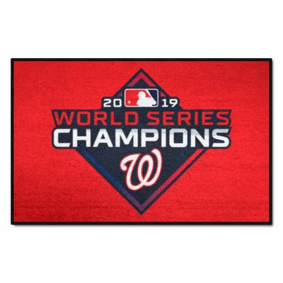 Fan Mats  LLC Washington Nationals Starter Mat Red