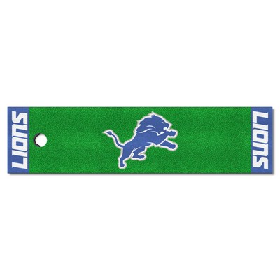 Fan Mats  LLC Detroit Lions Putting Green Mat Green