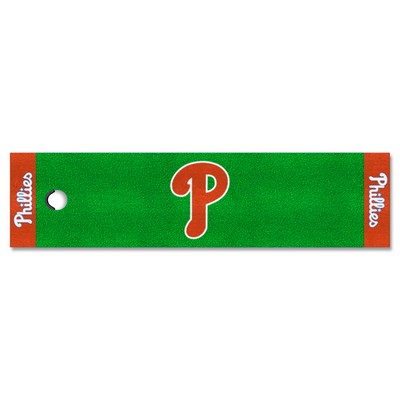 Fan Mats  LLC Philadelphia Phillies Putting Green Mat Green