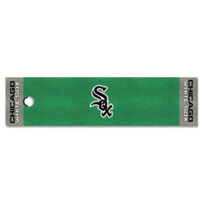Fan Mats  LLC Chicago White Sox Putting Green Mat Green