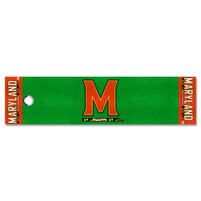 Fan Mats  LLC Maryland Terrapins Putting Green Mat Green