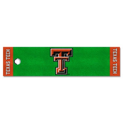 Fan Mats  LLC Texas Tech Red Raiders Putting Green Mat Green