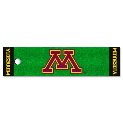 Fan Mats  LLC Minnesota Golden Gophers Putting Green Mat Green
