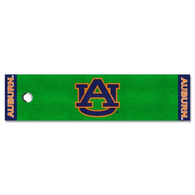 Fan Mats  LLC Auburn Tigers Putting Green Mat Green