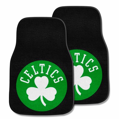 Fan Mats  LLC Boston Celtics 2-pc Carpet Car Mat Set Green