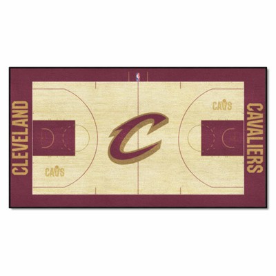 Fan Mats  LLC Cleveland Cavaliers NBA Court Large Runner Maroon