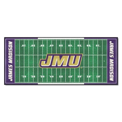 Fan Mats  LLC James Madison Dukes Football Field Runner Green
