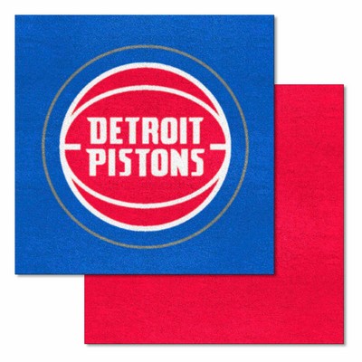 Fan Mats  LLC Detroit Pistons Team Carpet Tiles Royal