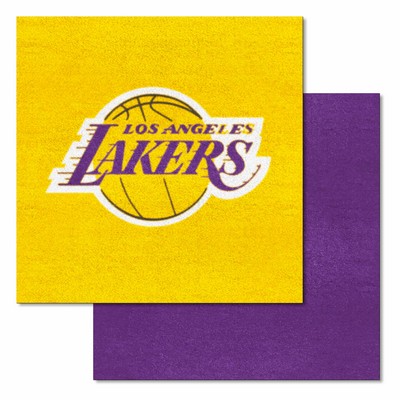 Fan Mats  LLC Los Angeles Lakers Team Carpet Tiles Purple
