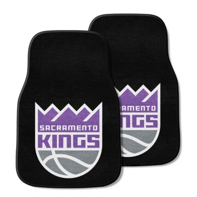 Fan Mats  LLC Sacramento Kings 2-pc Carpet Car Mat Set Purple