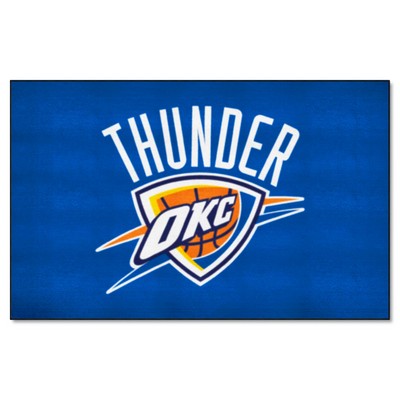 Fan Mats  LLC Oklahoma City Thunder Ulti-Mat Blue