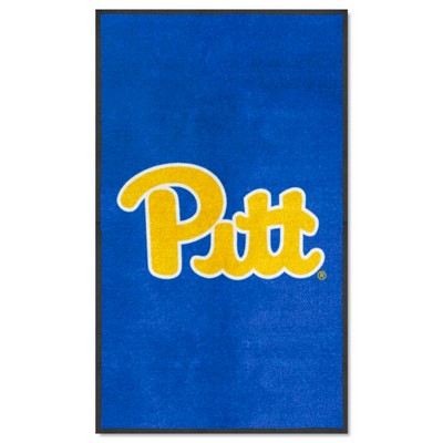 Fan Mats  LLC Pitt Panthers 3x5 Logo Mat Portrait Blue