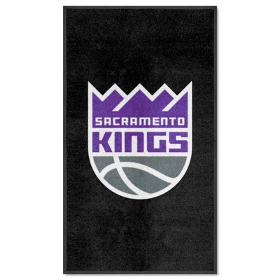 Fan Mats  LLC Sacramento Kings 3x5 Logo Mat Portrait Purple