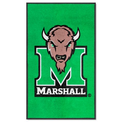 Fan Mats  LLC Marshall 3X5 High-Traffic Mat with Durable Rubber Backing - Portrait Orientation Green