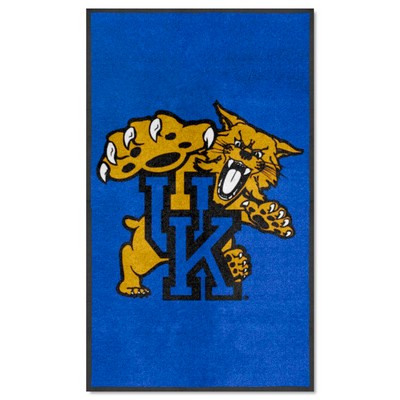 Fan Mats  LLC Kentucky Wildcats 3x5 Logo Mat Portrait Blue