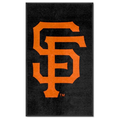 Fan Mats  LLC San Francisco Giants 3x5 Logo Mat Portrait Black