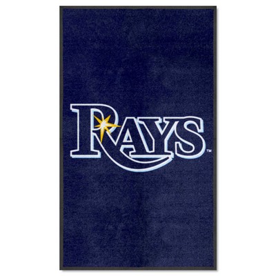 Fan Mats  LLC Tampa Bay Rays 3x5 Logo Mat Portrait Navy