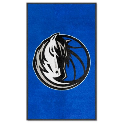 Fan Mats  LLC Dallas Mavericks 3x5 Logo Mat Portrait Royal