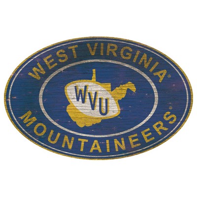 Fan Creations West Virginia Mountaineers 46 Inch Wall Art 