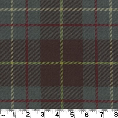 Roth and Tompkins Textiles Flaye Multi WOOL Large Scale Plaid Plaid  and Tartan fabric by the yard.