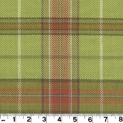 Roth and Tompkins Textiles Parkhill Honeydew Green COTTON Plaid  and Tartan fabric by the yard.