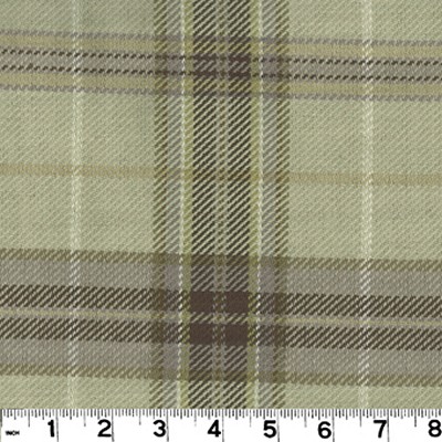 Roth and Tompkins Textiles Parkhill Oyster Beige COTTON Plaid  and Tartan fabric by the yard.