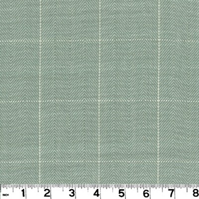 Roth and Tompkins Textiles Copley Square Seaglass Green COTTON Check fabric by the yard.