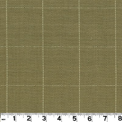 Roth and Tompkins Textiles Copley Square Caramel Brown COTTON Check fabric by the yard.