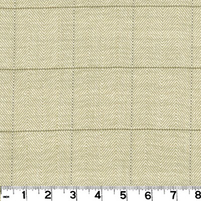 Roth and Tompkins Textiles Copley Square Sand Beige COTTON Check fabric by the yard.