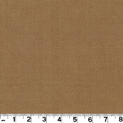 Roth and Tompkins Textiles Hanover Camel Brown COTTON Contemporary Diamond fabric by the yard.